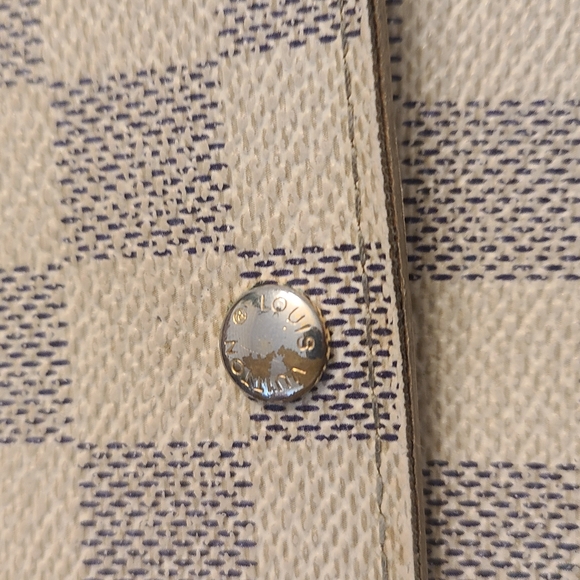 Louis Vuitton LV Damier Azur Sarah Wallet France 2007 authentic - Picture 4 of 11